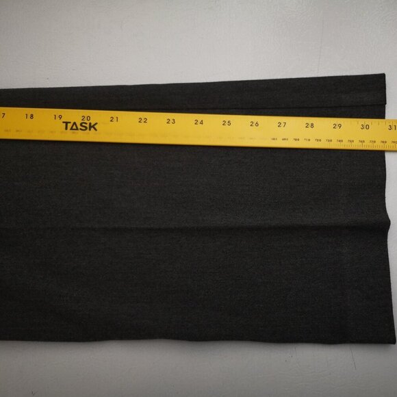 Lands' End Ladies Size 12 Charcoal Slight Flare Zipper & 2 Clasp Closure Pants - Picture 15 of 15